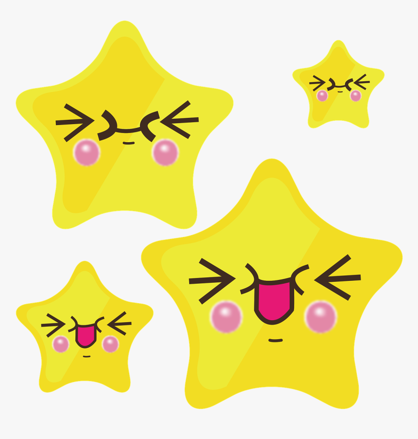 Star Decoration Cute Free Picture - ตกแต่ง ดาว, HD Png Download