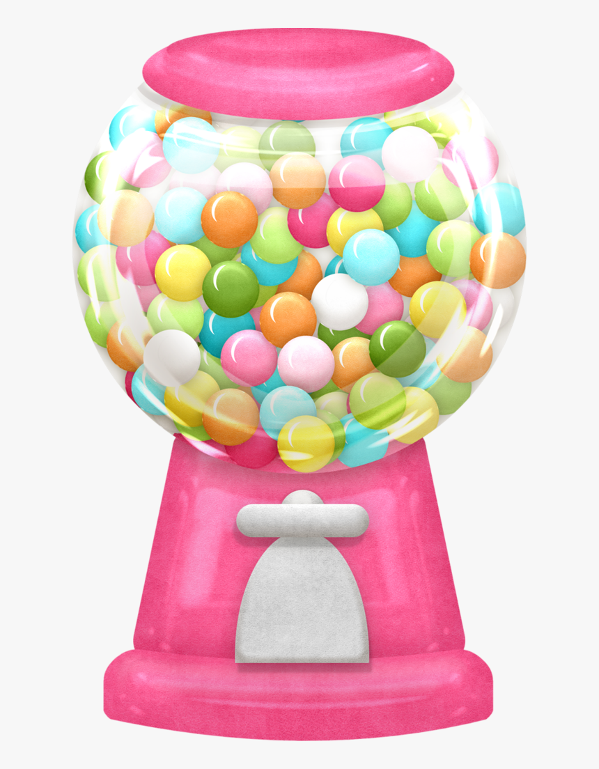 Candy Clipart Png - Clipart Gumball Machine Png, Transparent Png