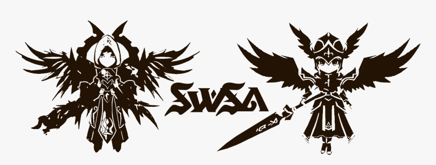 Transparent Homunculus Symbol Png - Summoners War Black And White, Png Download