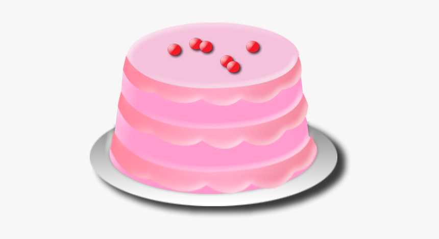 Cake, Pink, Birthday, Candy, Color, Delight - Torte, HD Png Download