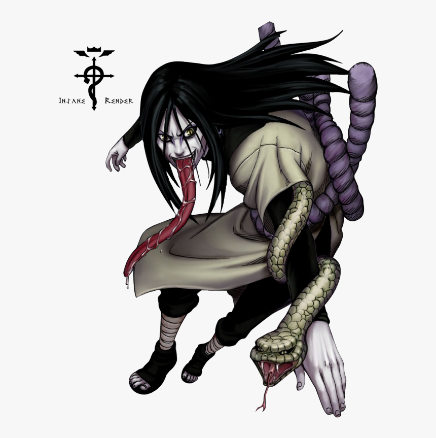 Orochimaru Akatsuki Snake - Full Metal Alchemist Symbol, HD Png Download