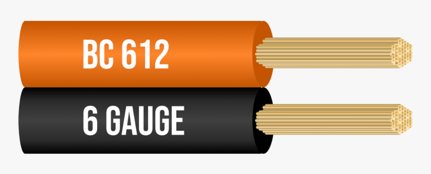 6 Gauge 100% Copper Jumper Cable, HD Png Download