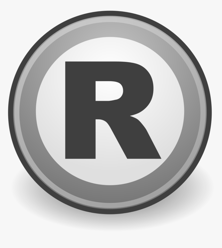 Registered Trademark Logo Gray, HD Png Download