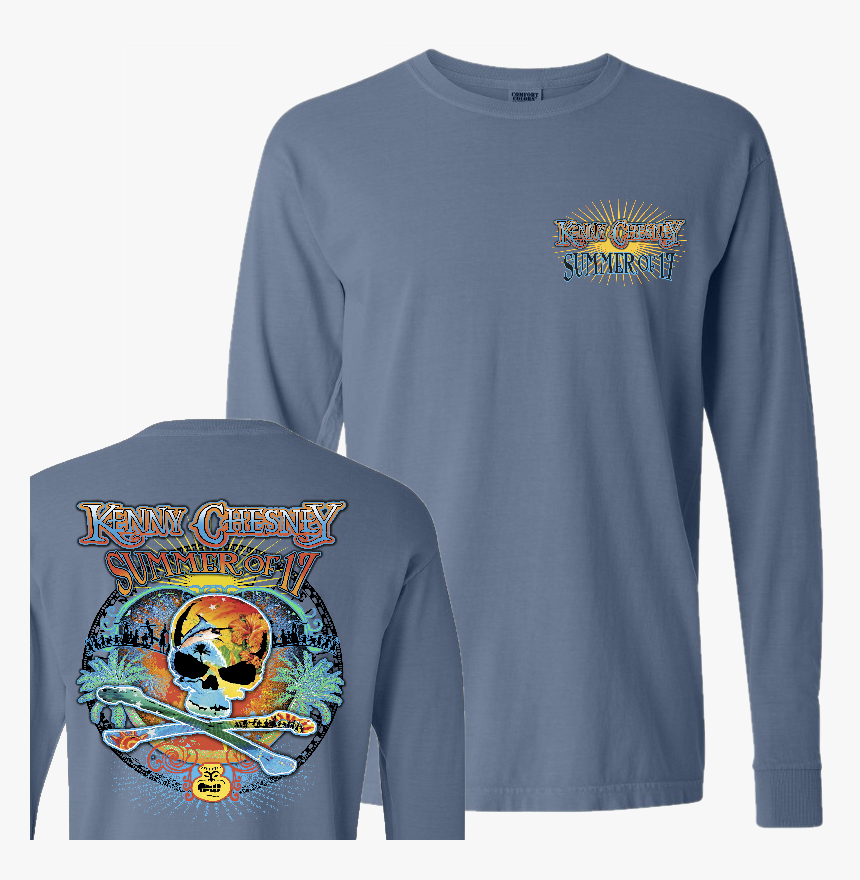Transparent Kenny Chesney Png - Long-sleeved T-shirt, Png Download
