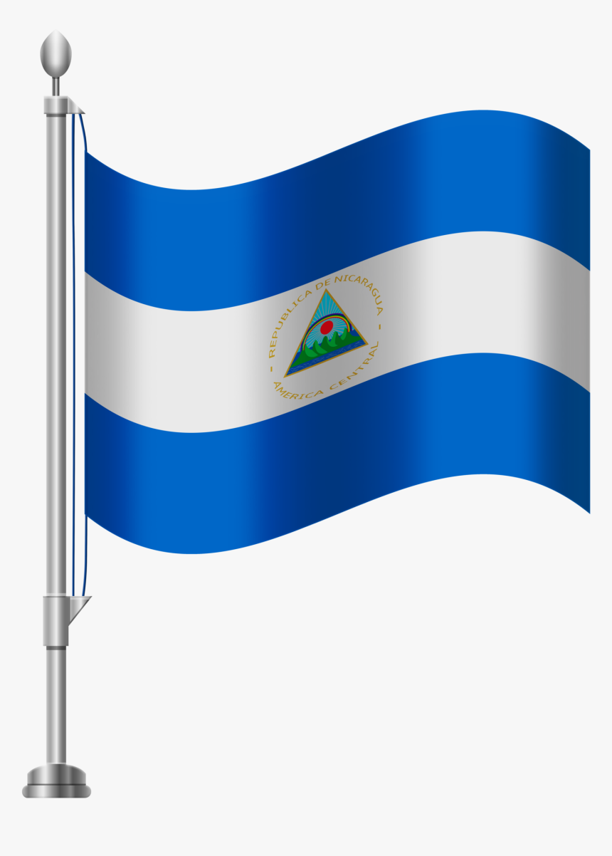 Nicaragua-flag - Costa Rica Flag Png, Transparent Png