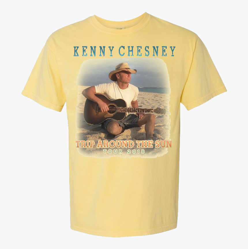 Trip Around The Sun Yellow Photo Tee - Kenny Chesney Around The Sun Tour Shirts, HD Png Download
