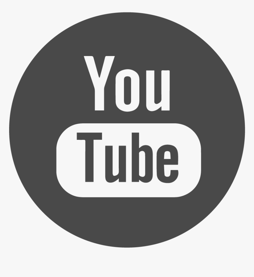 Youtube Logo Vector Grey, HD Png Download