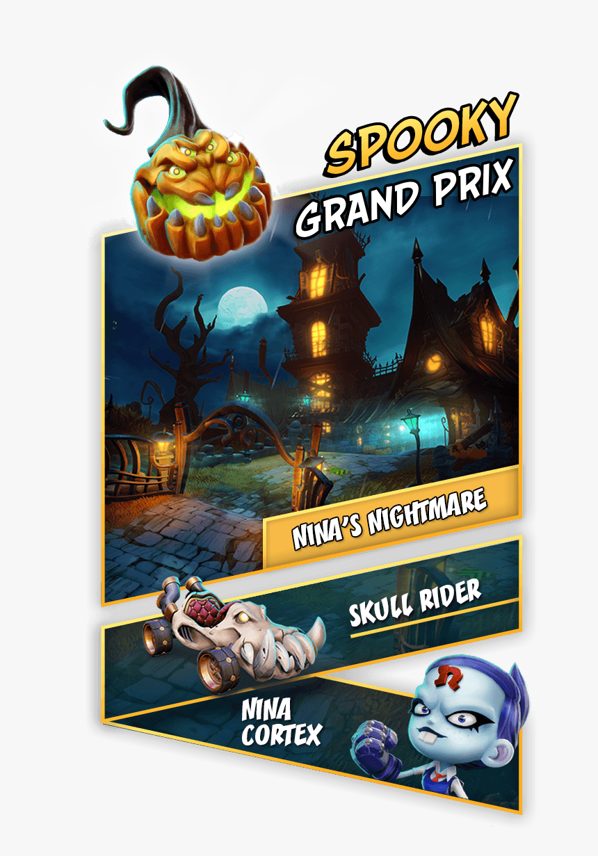 Crash Team Racing Nitro Fueled Halloween Grand Prix, HD Png Download