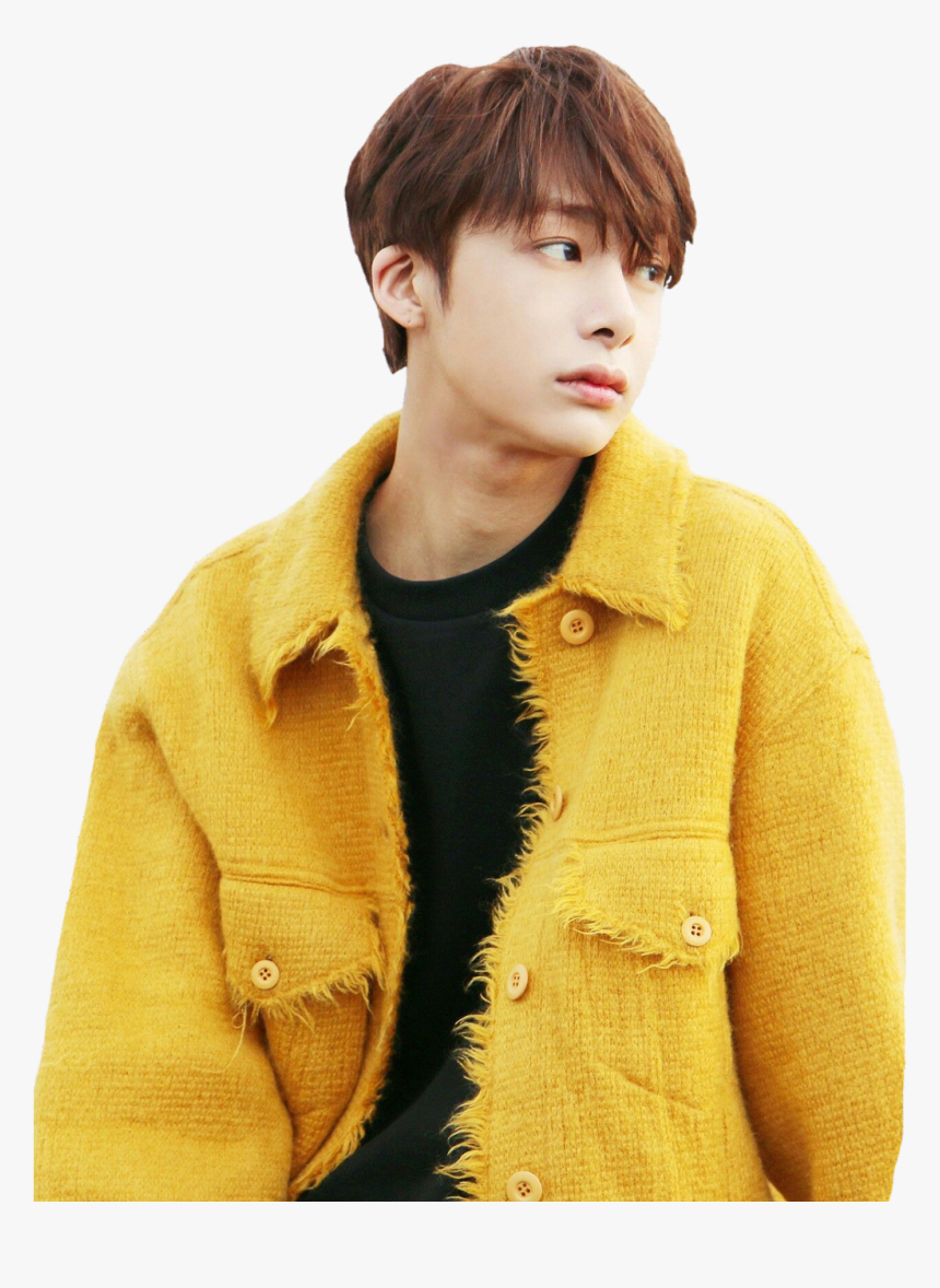 #monstax #hyungwon #yellow #cute #tumblr #kpop - Monsta X Hyungwon Yellow, HD Png Download