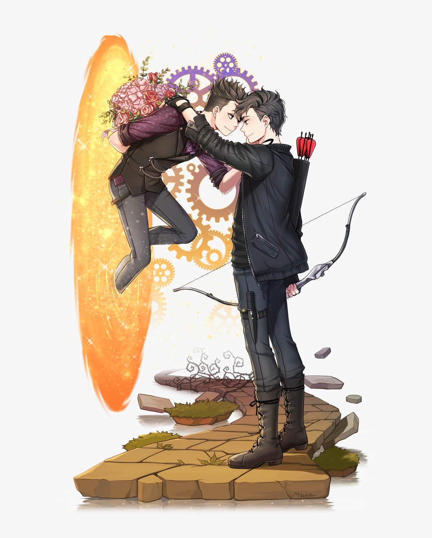 Alec Et Magnus Dessin, HD Png Download