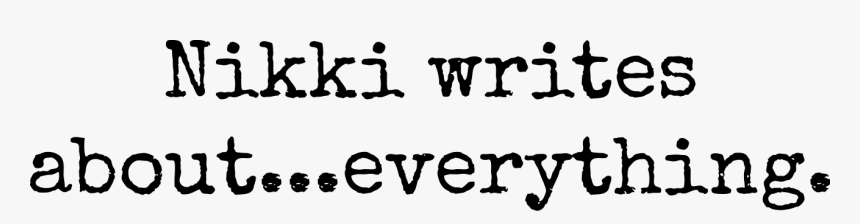 Nikki Writes About Everything - Calligraphy, HD Png Download