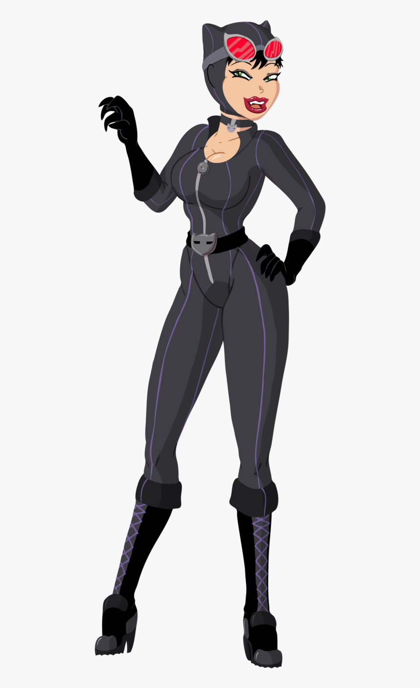 Arkham City Joker Bane - Cat Woman Transparent Cartoon, HD Png Download
