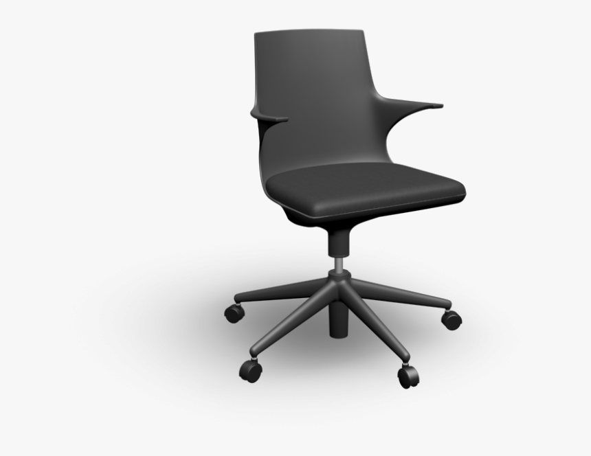 Spoon Office Chair By Kartell - Office Chair 3d Png, Transparent Png
