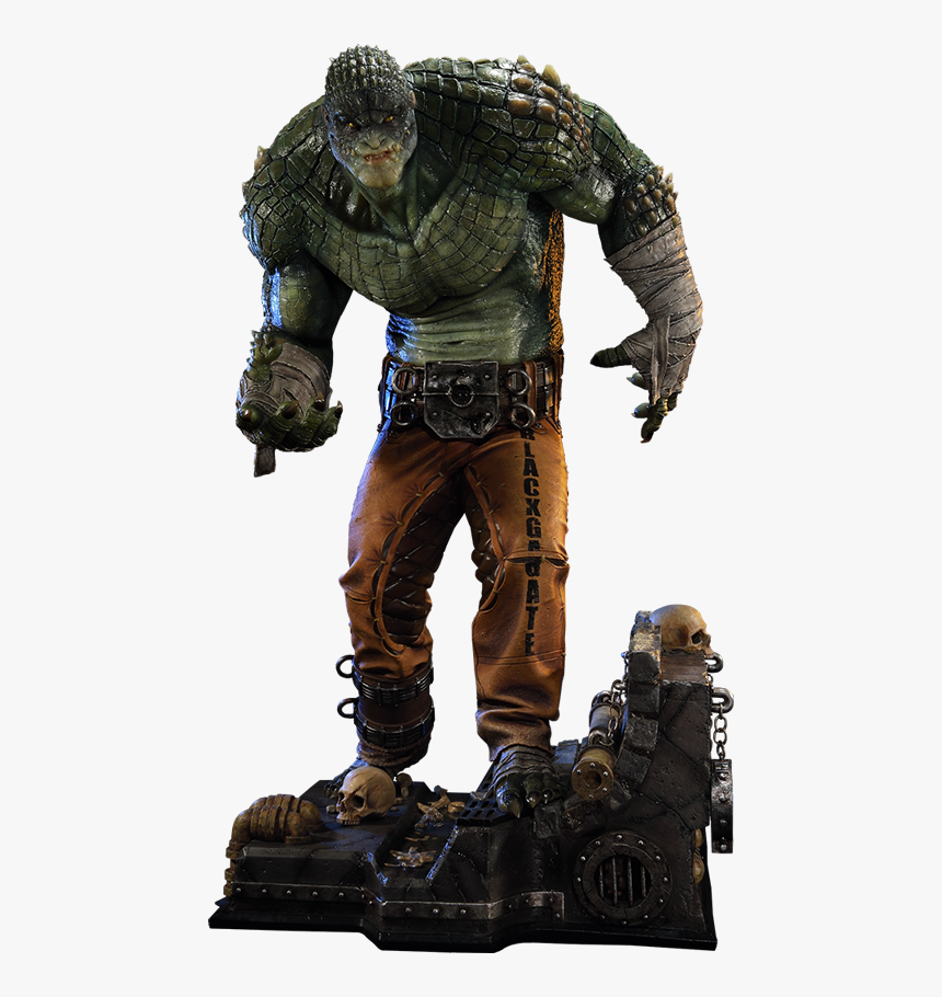 Arkham Origins Killer Croc Statue, HD Png Download