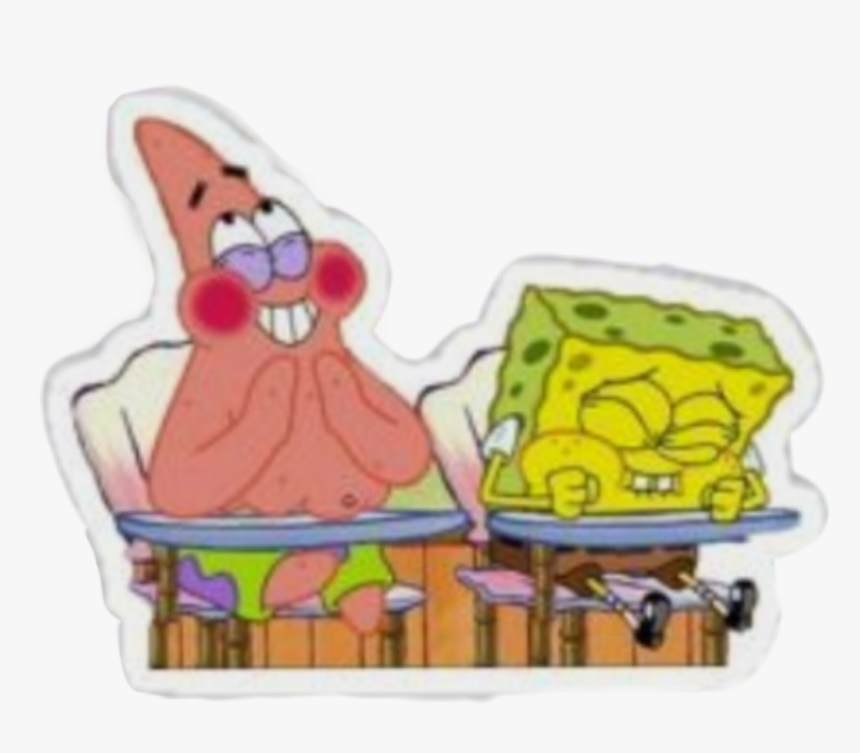 Transparent Spongebob And Patrick Png - Spongebob And Patrick Sticker, Png Download