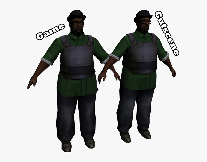 Big Smoke Face Png - Gta Sa Big Smoke Hd, Transparent Png
