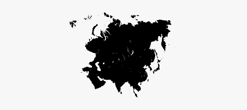 World Map Black And Grey, HD Png Download