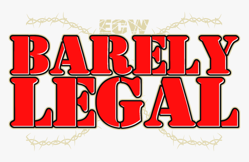 Transparent Ecw Logo Png - Ecw Barely Legal Logo, Png Download