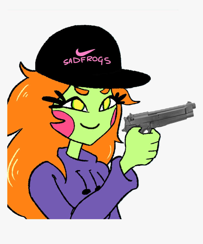 Drawn Gun Pixel Art - Pepr And Pipi The Frog, HD Png Download