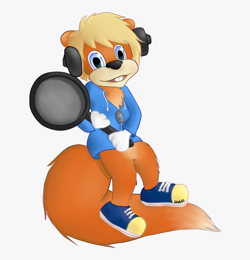 Conker S Bad Fur Day Deadpool Cartoon Mascot Figurine - Conker Anime, HD Png Download