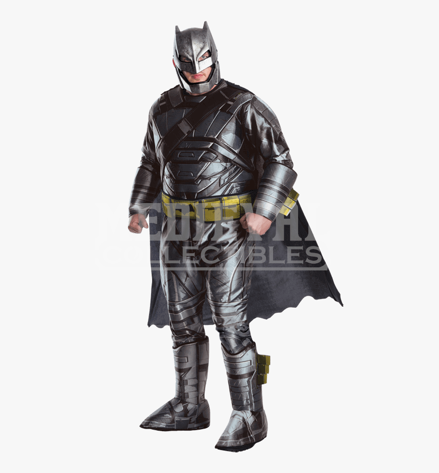 Plus Size Deluxe Armoured Batman Costume - Batman Costumes, HD Png Download