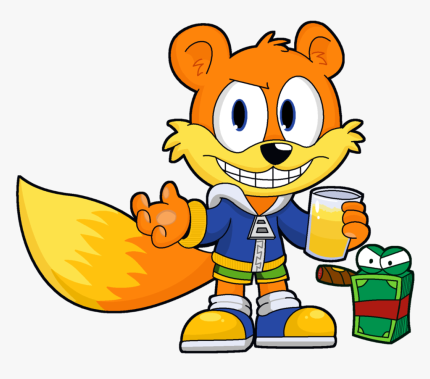 Conker The Squirrel By The-driz Conkers, Squirrel, - Cartoon Conker, HD Png Download