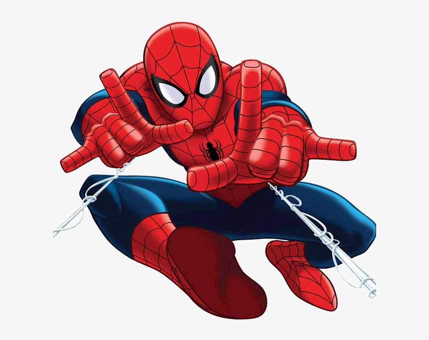 Spiderman Clipart Quality Cartoon - Ultimate Spiderman Png, Transparent Png