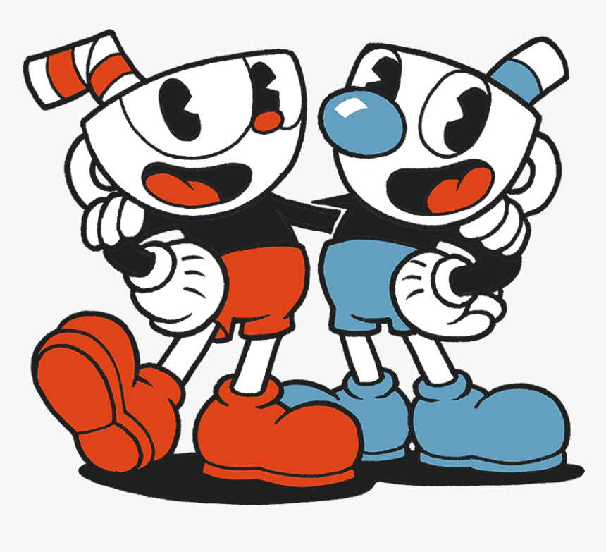 Cuphead And Mugman, HD Png Download