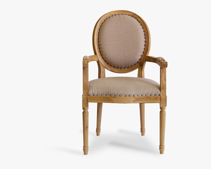 Sillon - Chair - Silla Medallon Brazos, HD Png Download