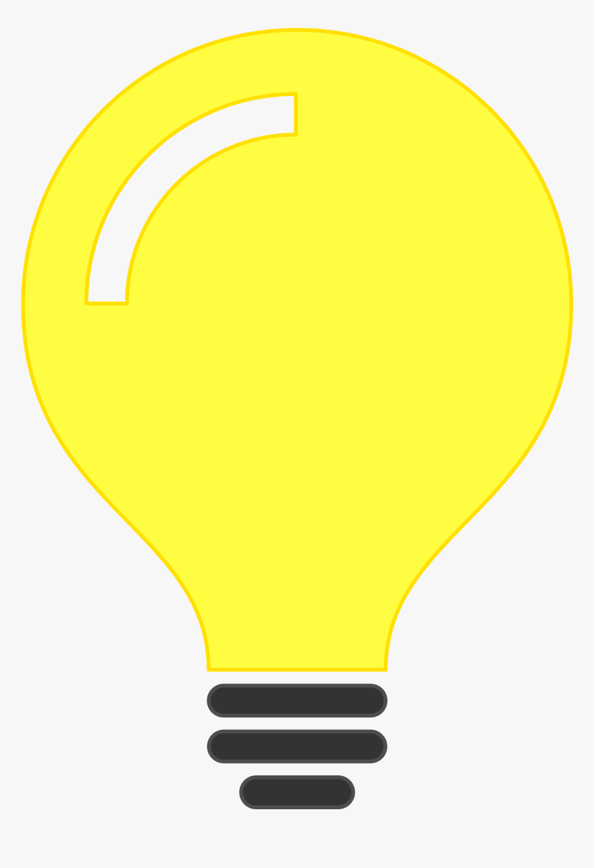 Light Bulb Png Minimalist, Transparent Png
