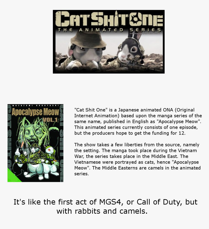 Cat Shit One Cover, HD Png Download