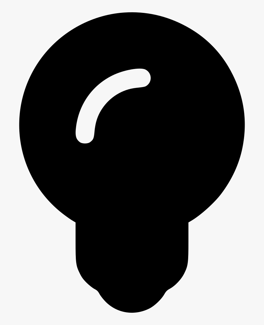 Light Bulb Idea Electricity Electric Comments - Font Awesome Bulb Icon, HD Png Download