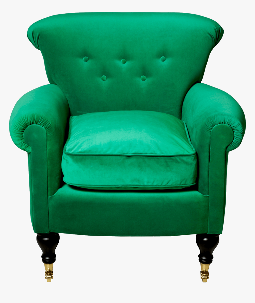 Sillón Verde Confortable - Armchair Clipart, HD Png Download