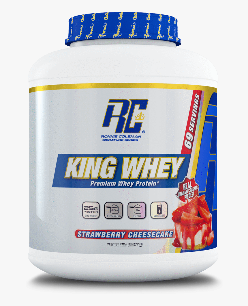 Ronnie Coleman Signature Series Protein Strawberry - Ronnie Coleman Signature Series King Whey, HD Png Download