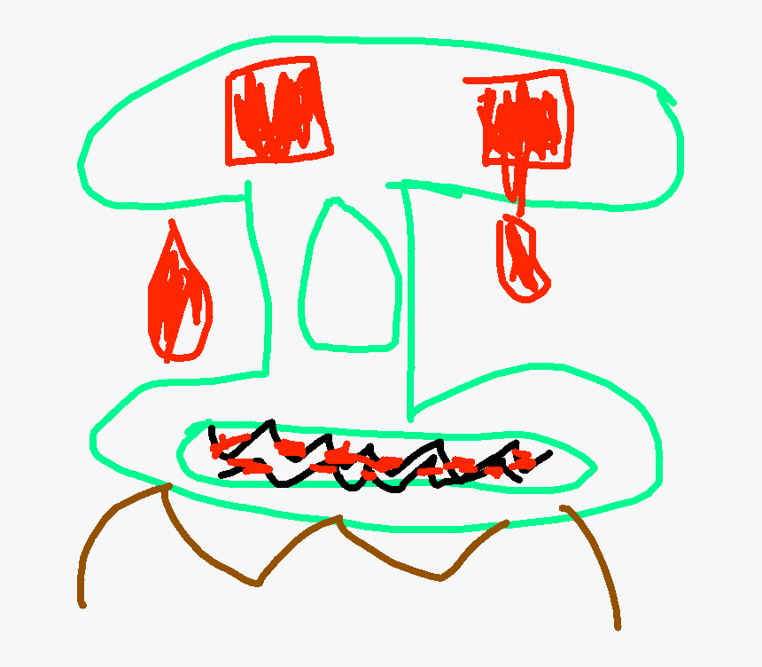 Transparent Squidward Face Png, Png Download