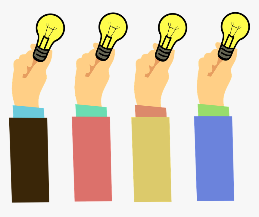 Idea, Concept, Bulb, Light, Wisdom, Hand, Clever - Konsep Png, Transparent Png